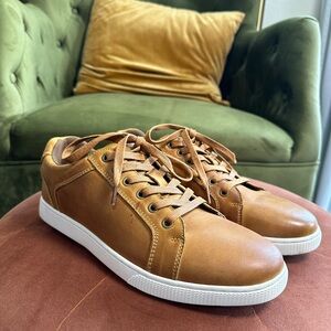 Jousen Milan Men's 8 Leather Casual Shoes Fashion Sneakers Excellent Condition